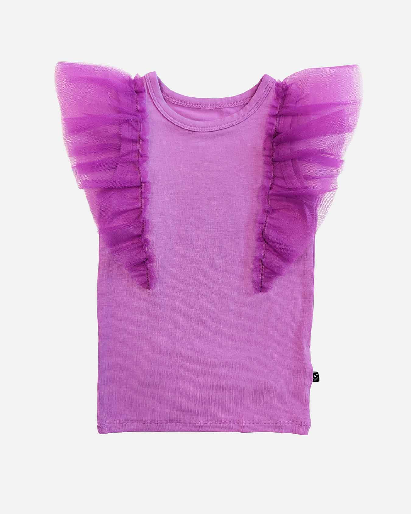 Magenta Pink Tulle Top