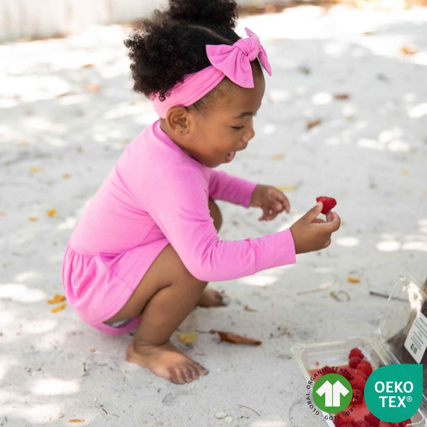 Raspberry Skirted Bodysuit