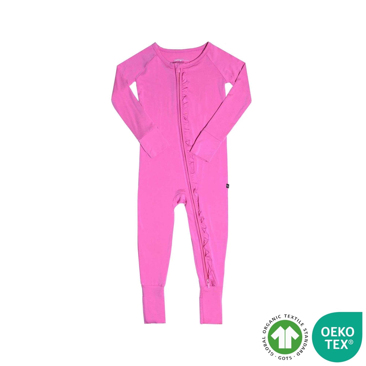 Raspberry Ruffled 'Poppy': The Convertible Romper