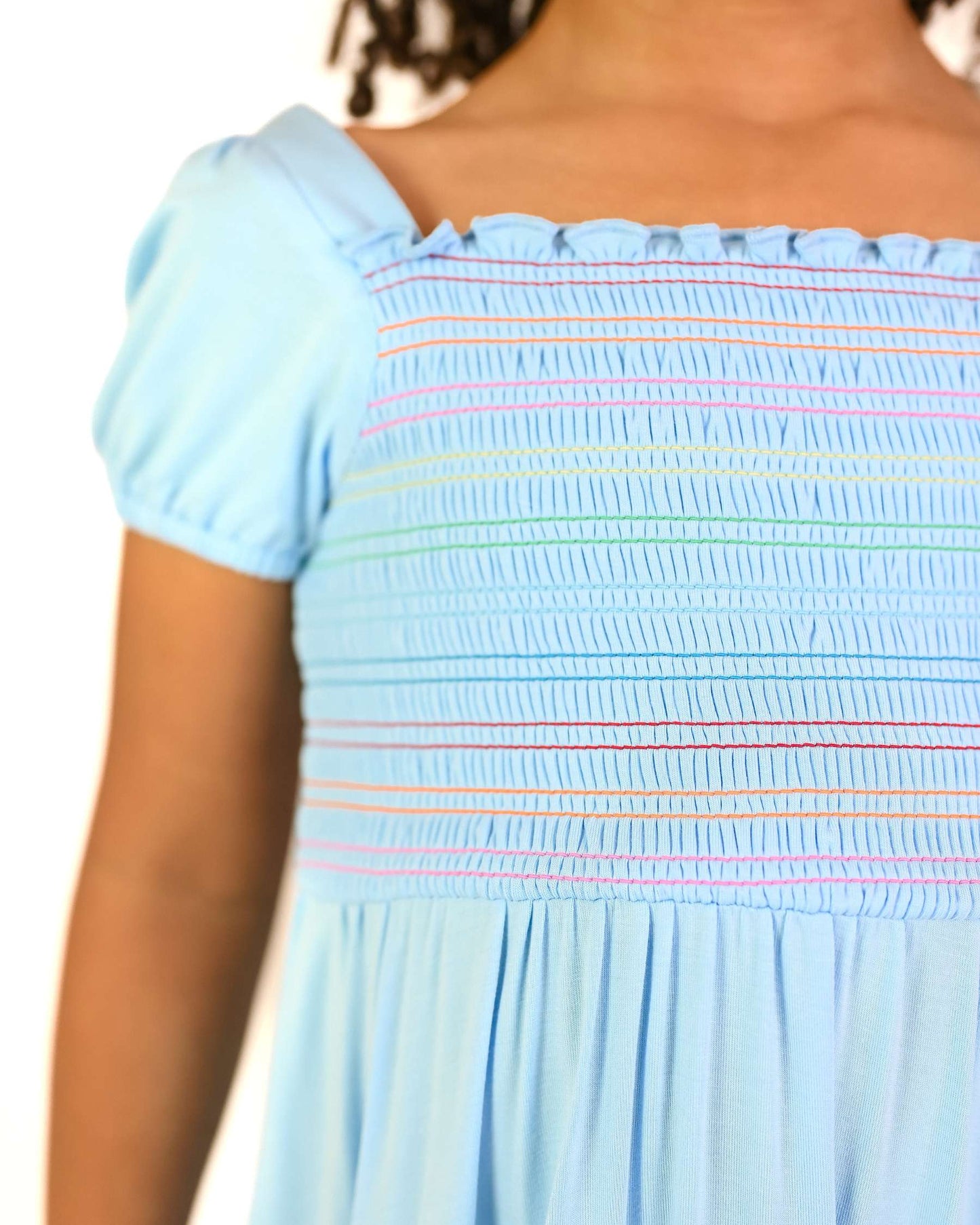Jenna Smocked Bubble Twirl Dress