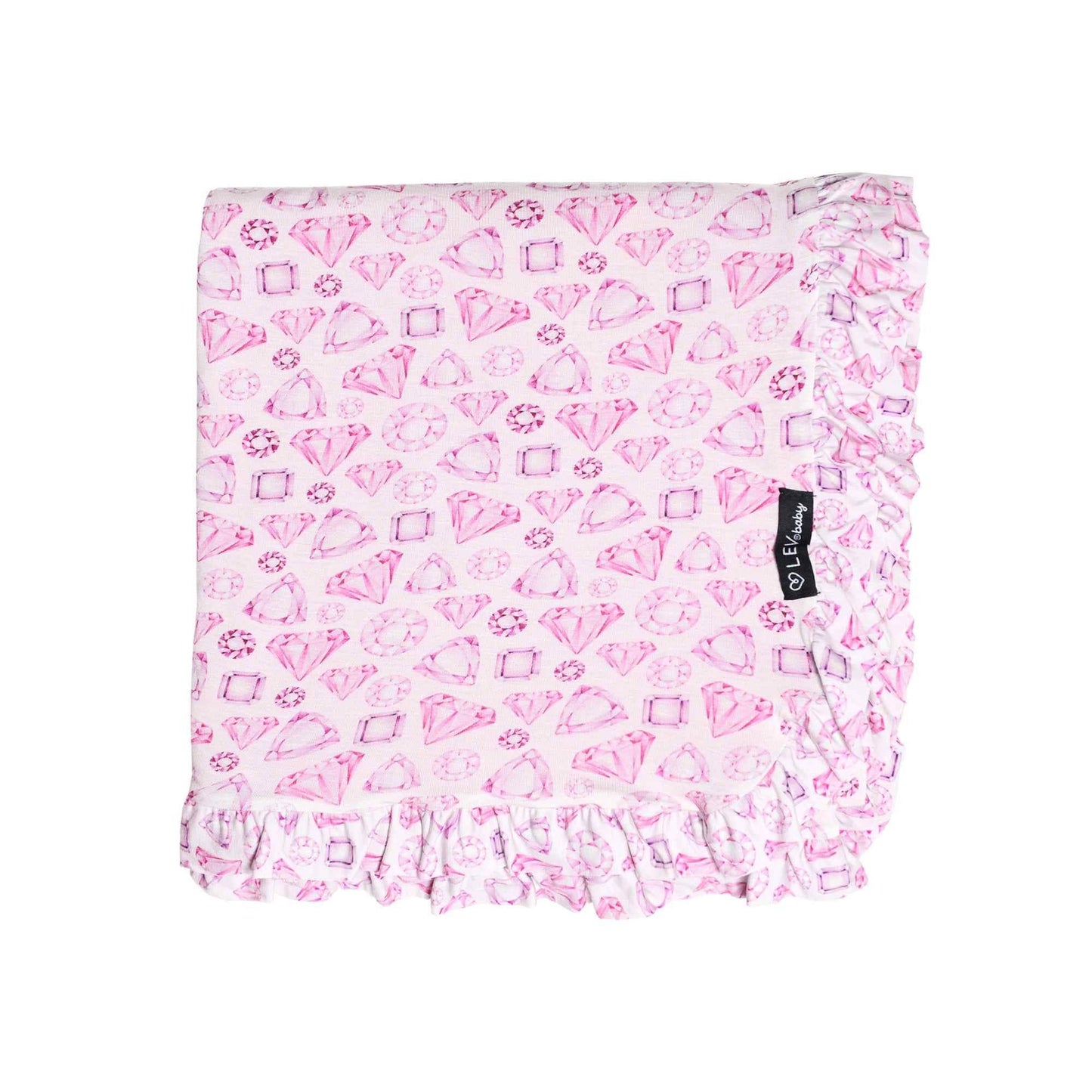 Lev Baby Gem Ruffled Blanket