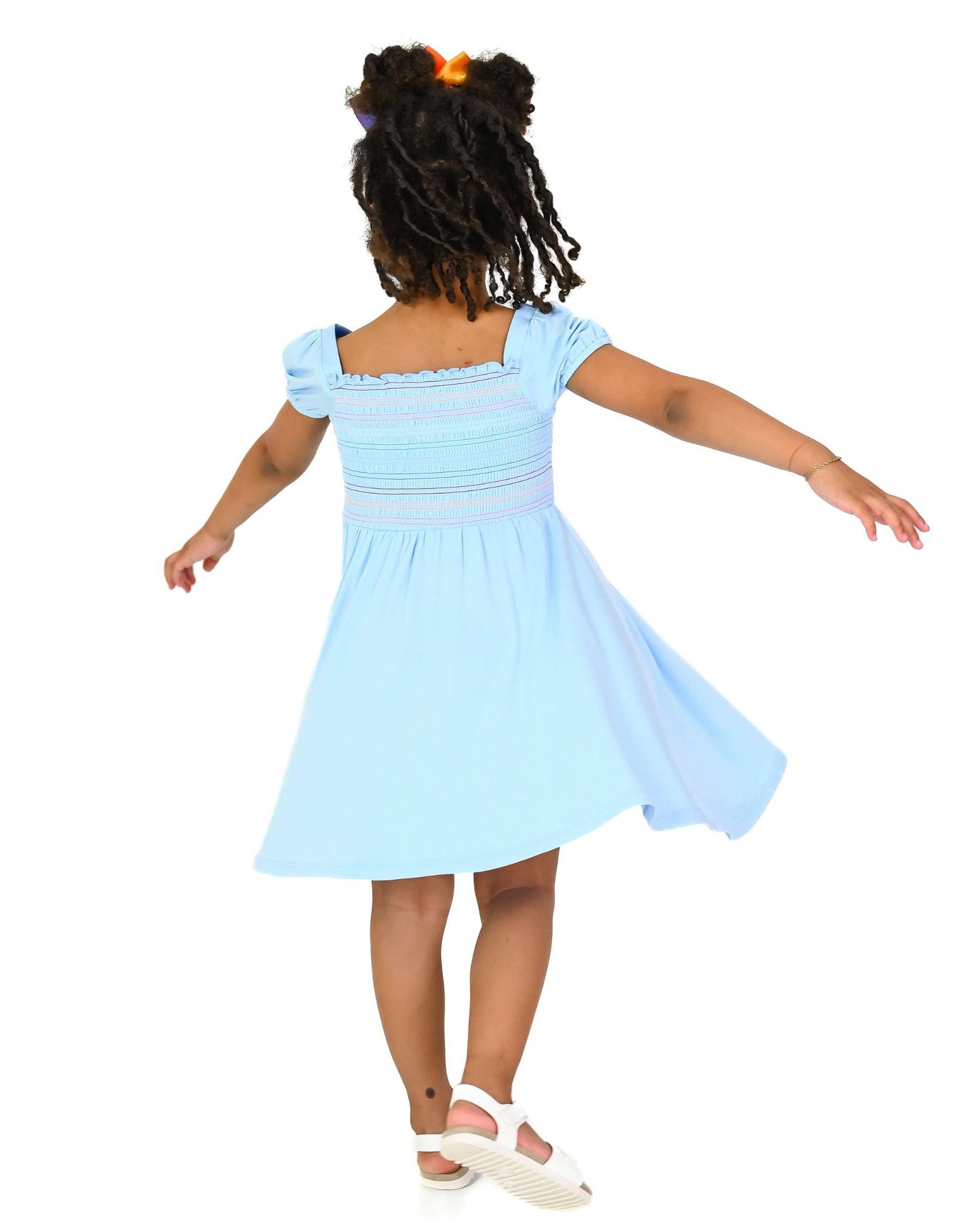Jenna Smocked Bubble Twirl Dress