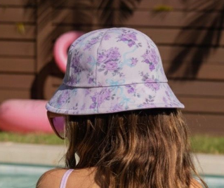 Lila Reversible Bucket Hat