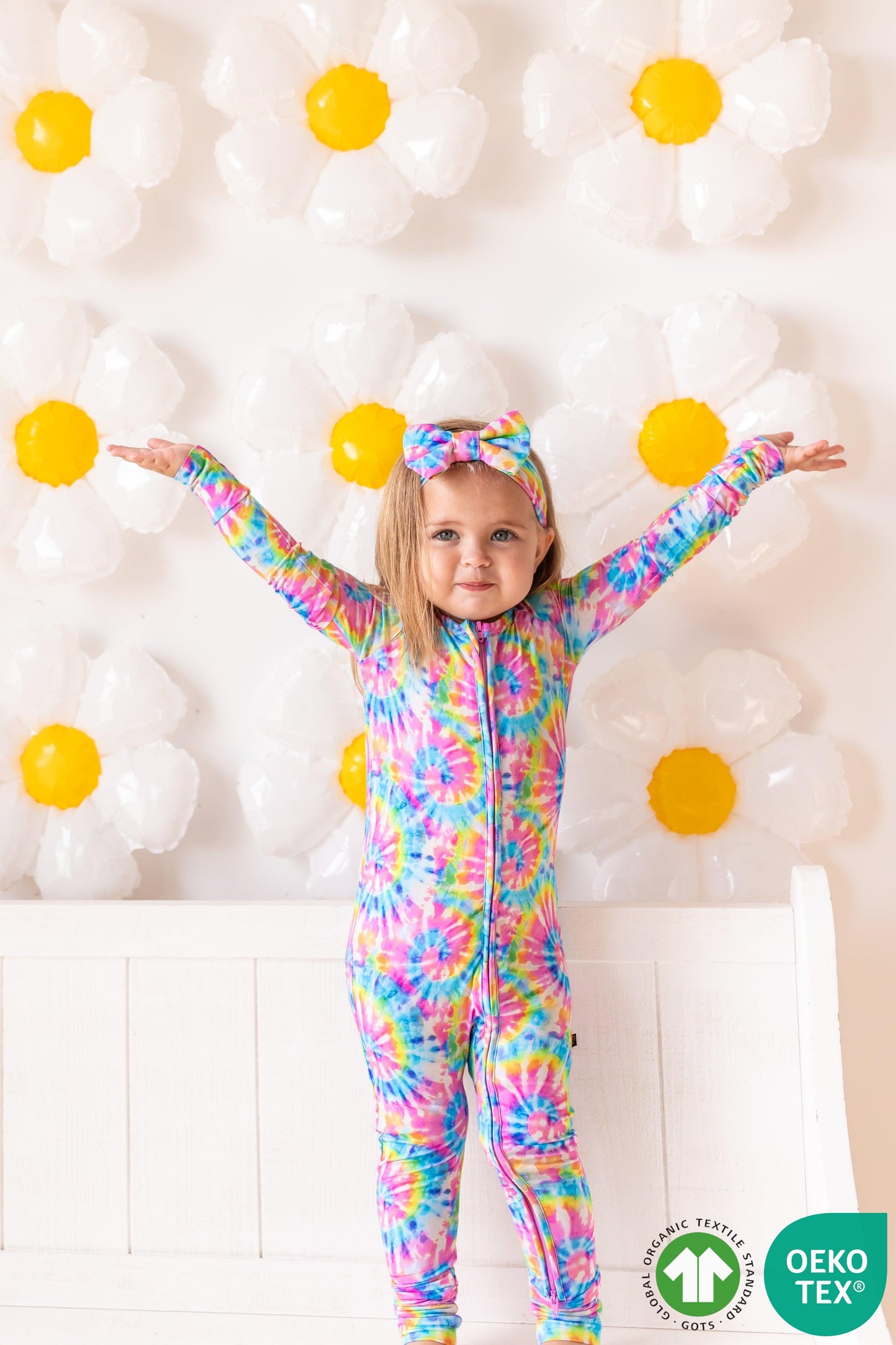 Rainbow Tie Dye Convertible Romper