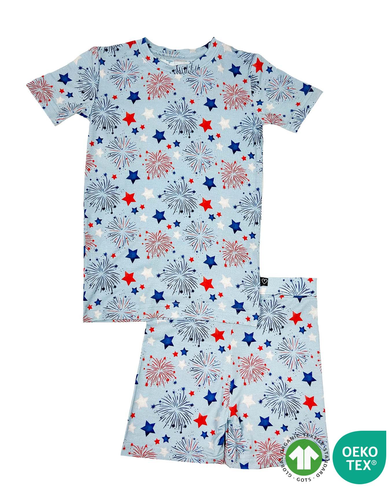 Fireworks PJ Shorts Set