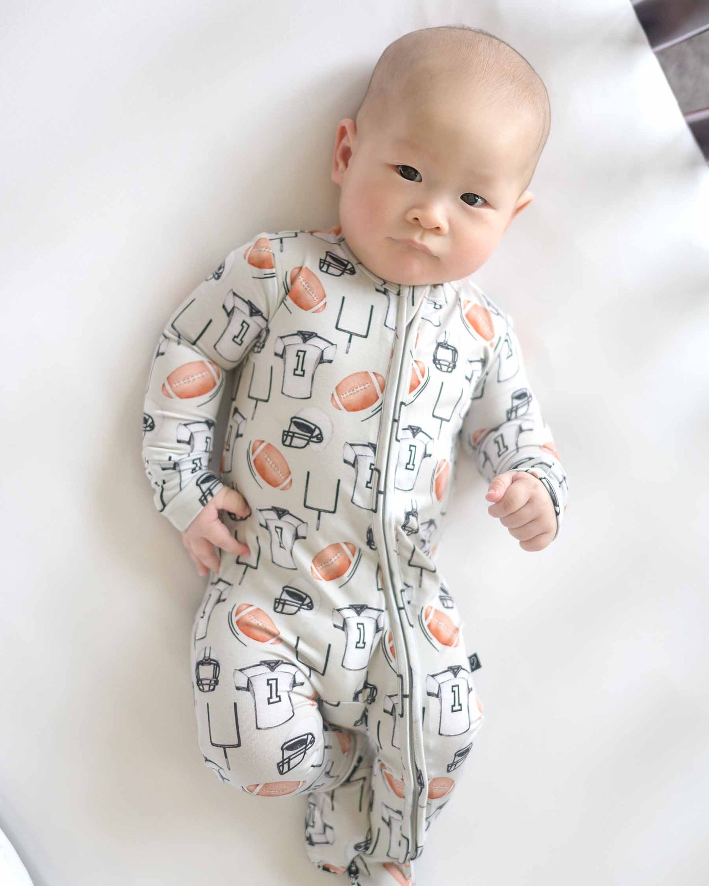 Brady Zippered Footie