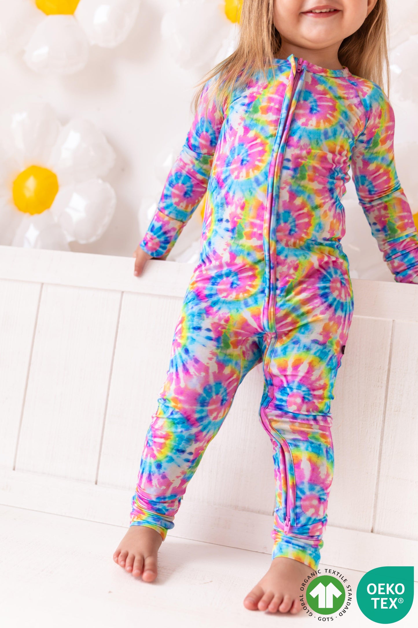 Rainbow Tie Dye Convertible Romper