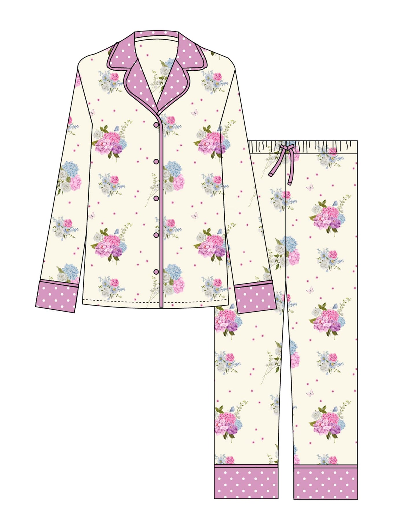 Elsie Mama Classic Long Sleeve PJ