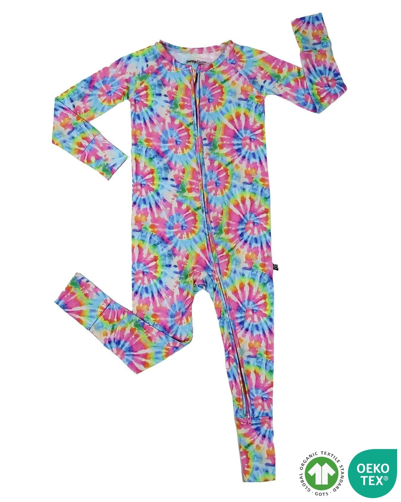 Rainbow Tie Dye Convertible Romper