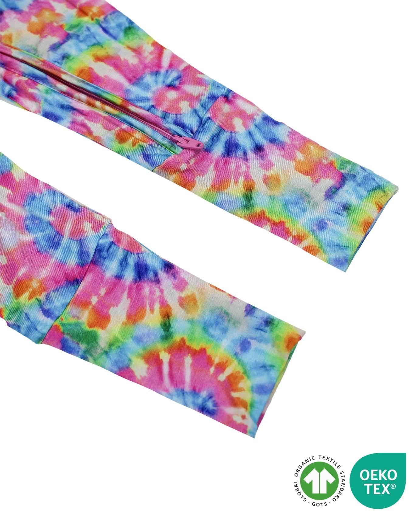 Rainbow Tie Dye Convertible Romper