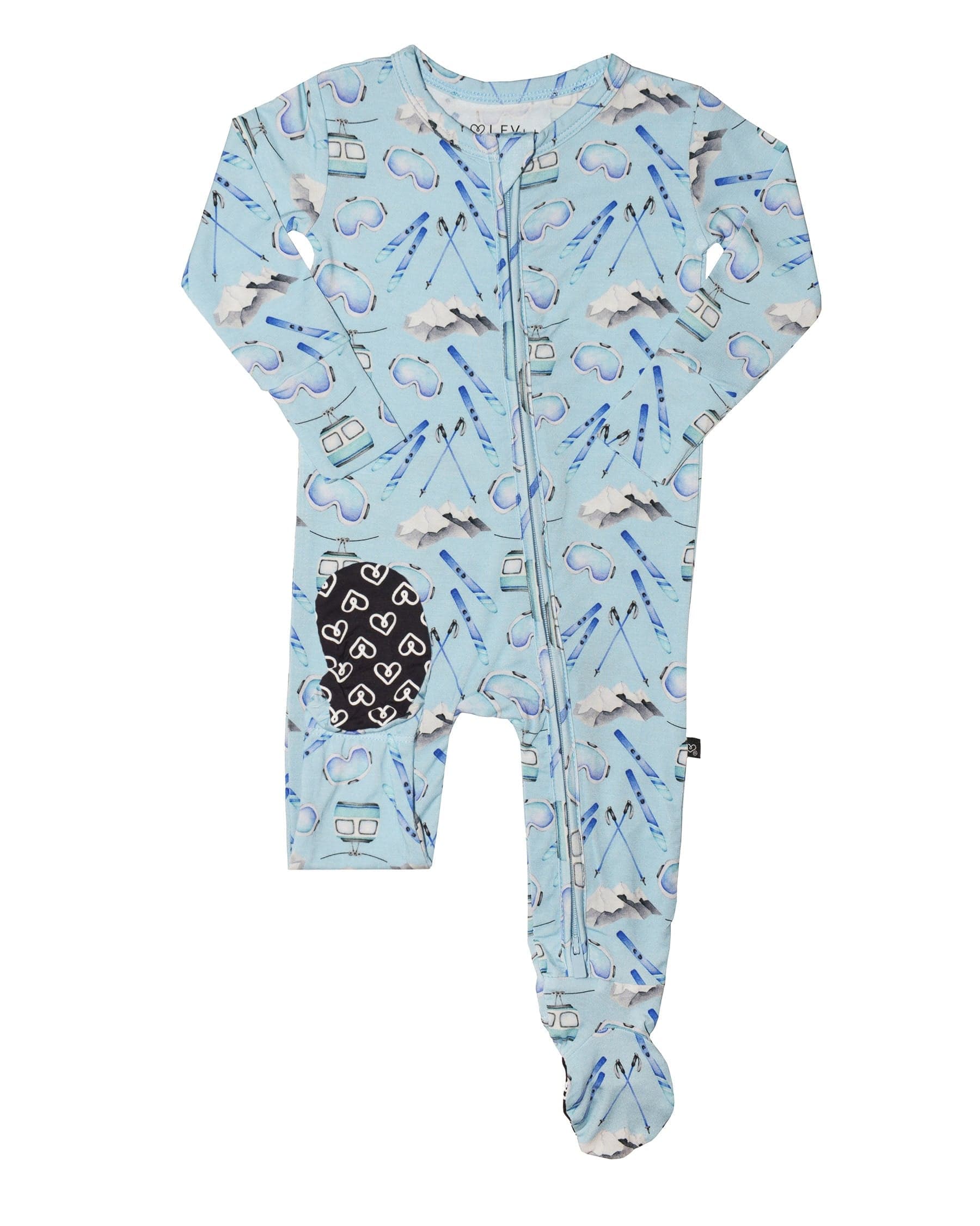 Lev Baby Zippered Footie
