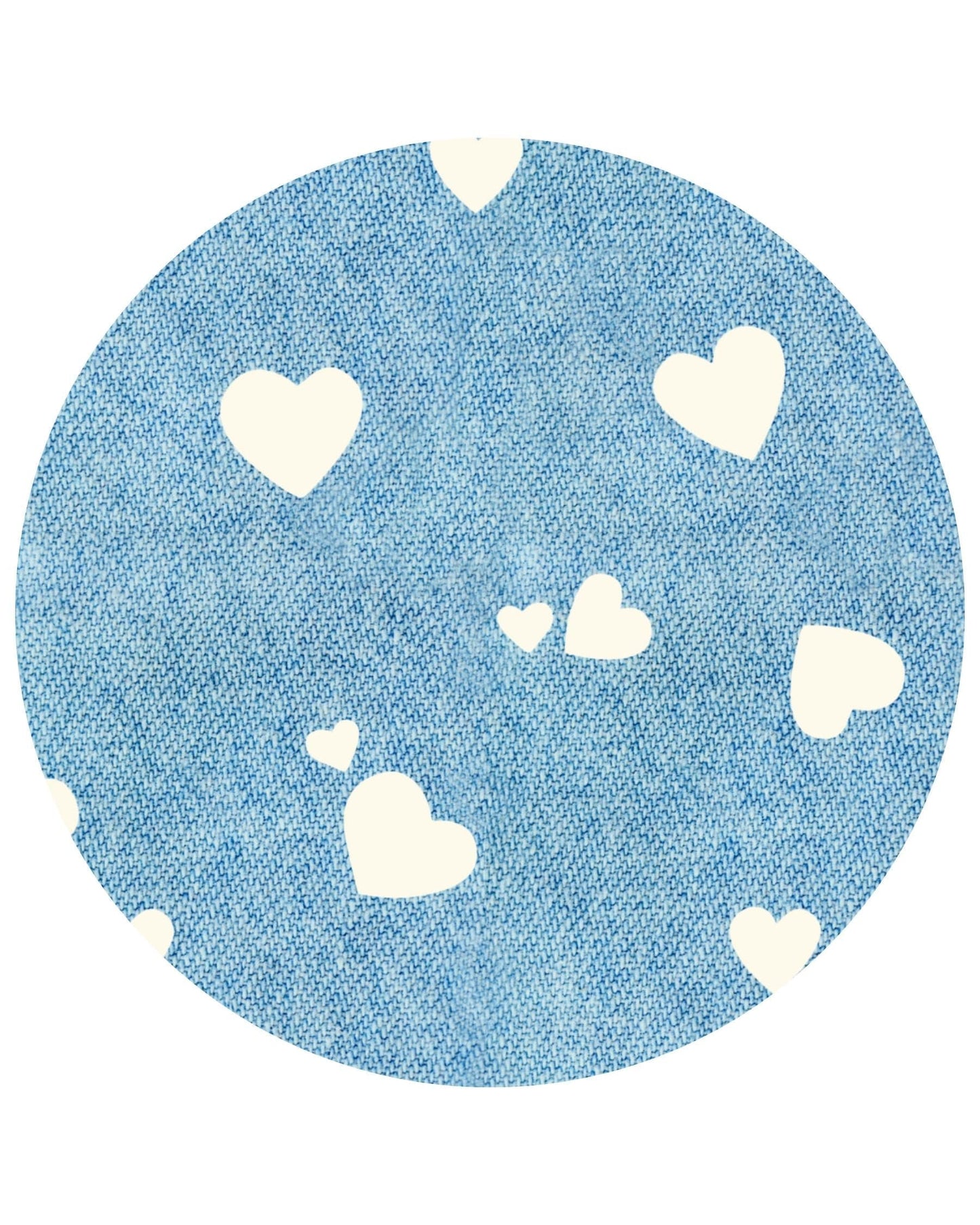 Denim Hearts Toddler Lounge