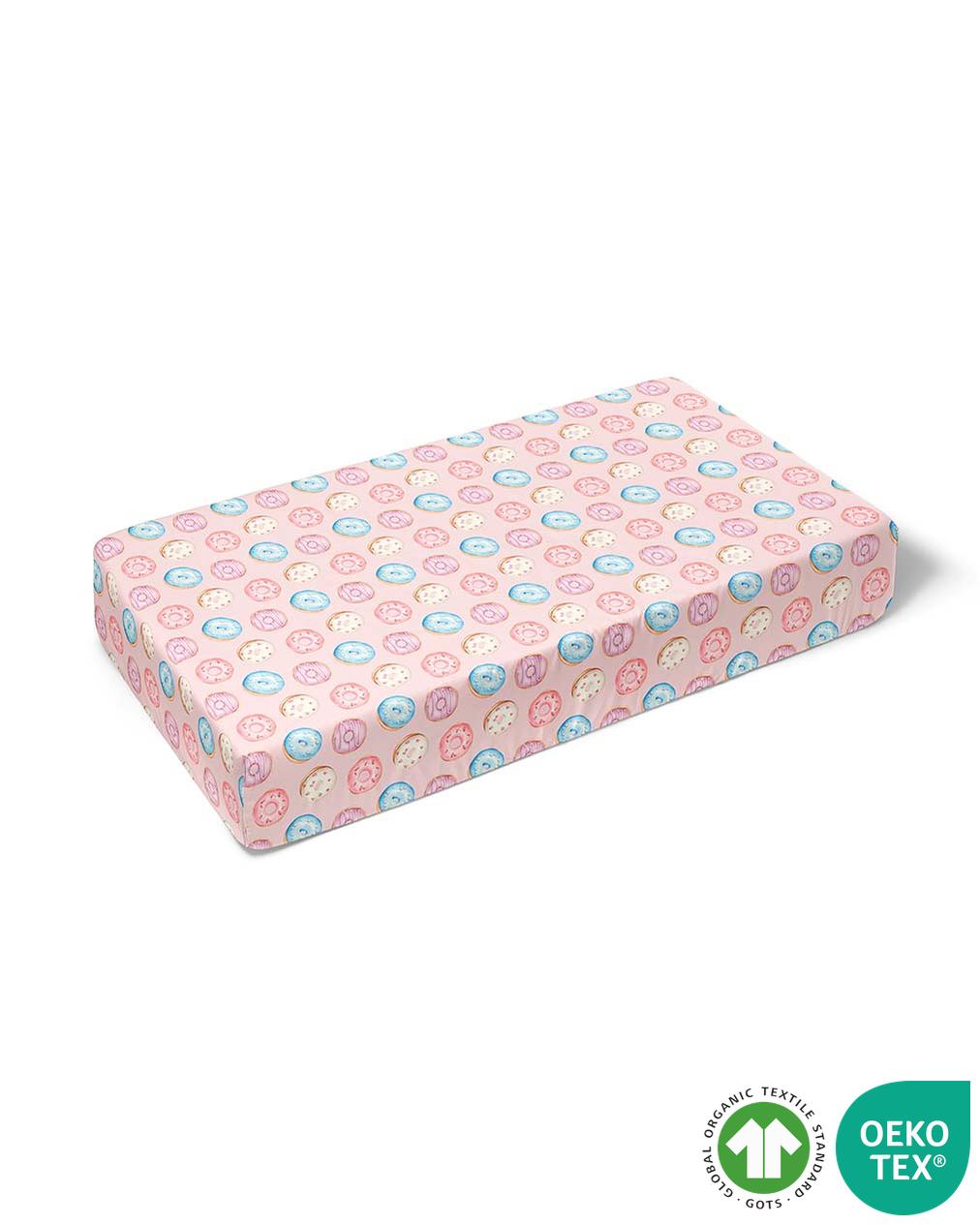 Donuts Crib Sheet-Bambooclothing- Lev Baby ™