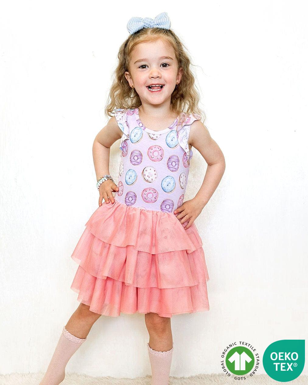 Donuts Tutu Tulle Dress-Bambooclothing- Lev Baby ™