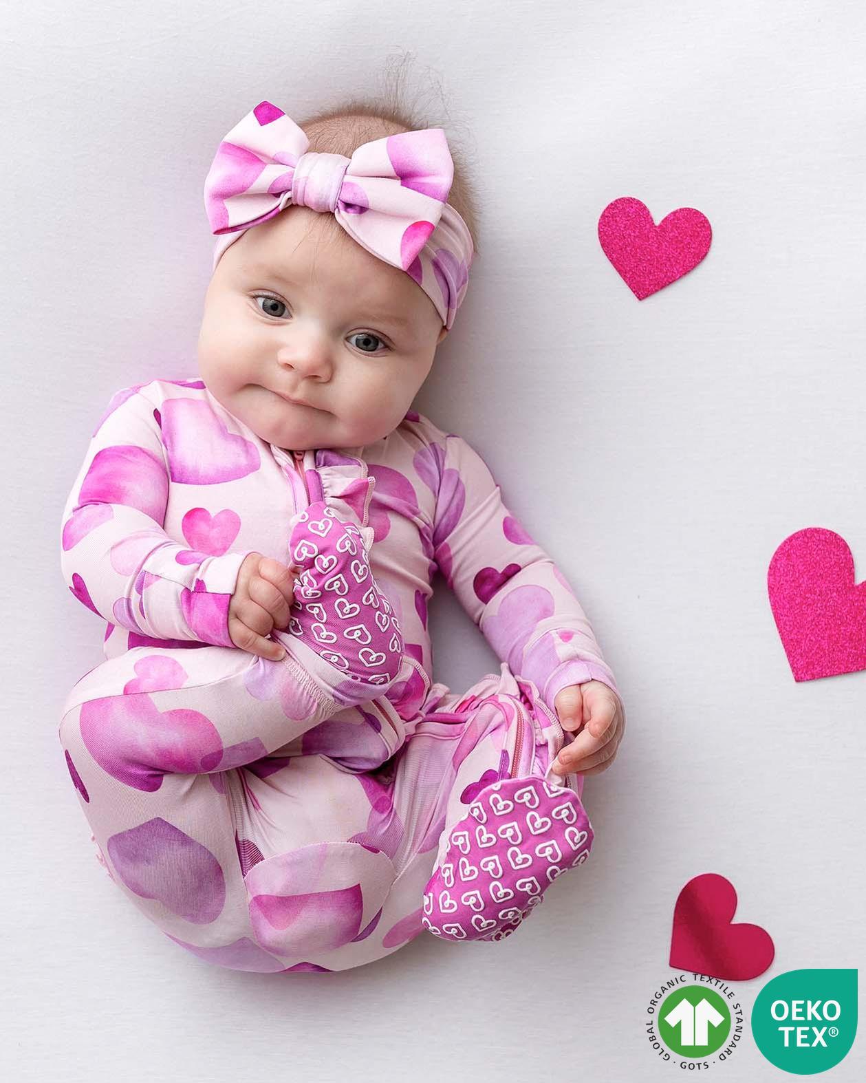 Maeve Ruffled Zippered Footie