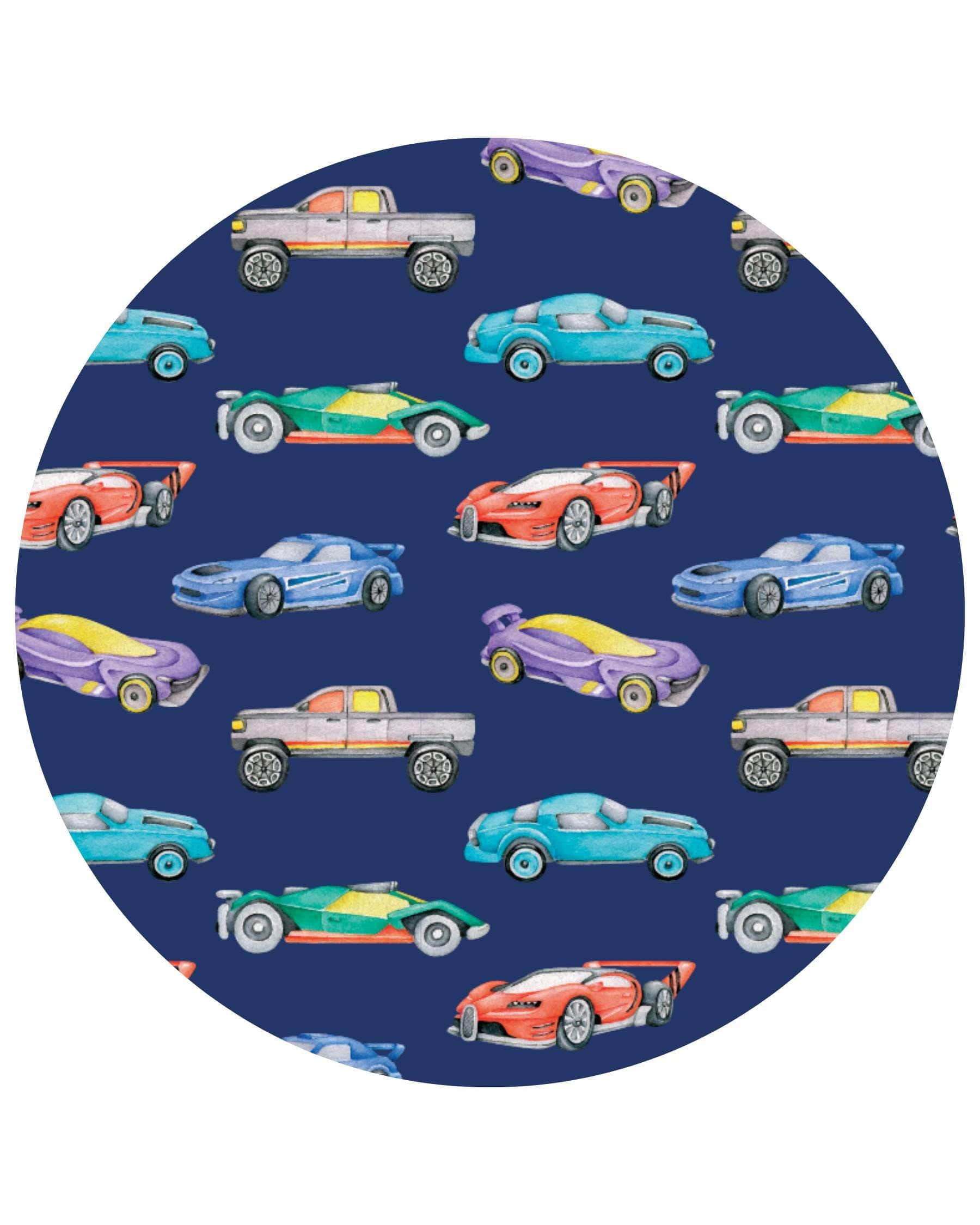 Jackson Cars Zippered Footie