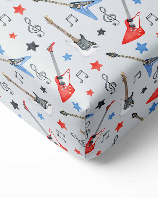 Music Bamboo Crib Sheets