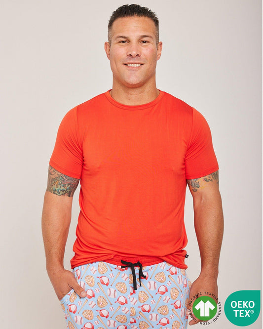 Baseball Bamboo Men's Lounge Top