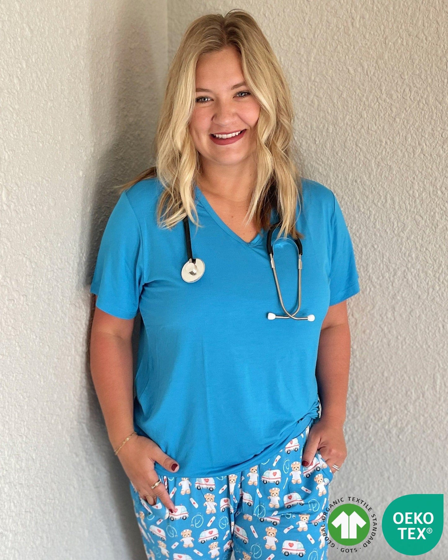 Nurse Bamboo Mama Lounge Top