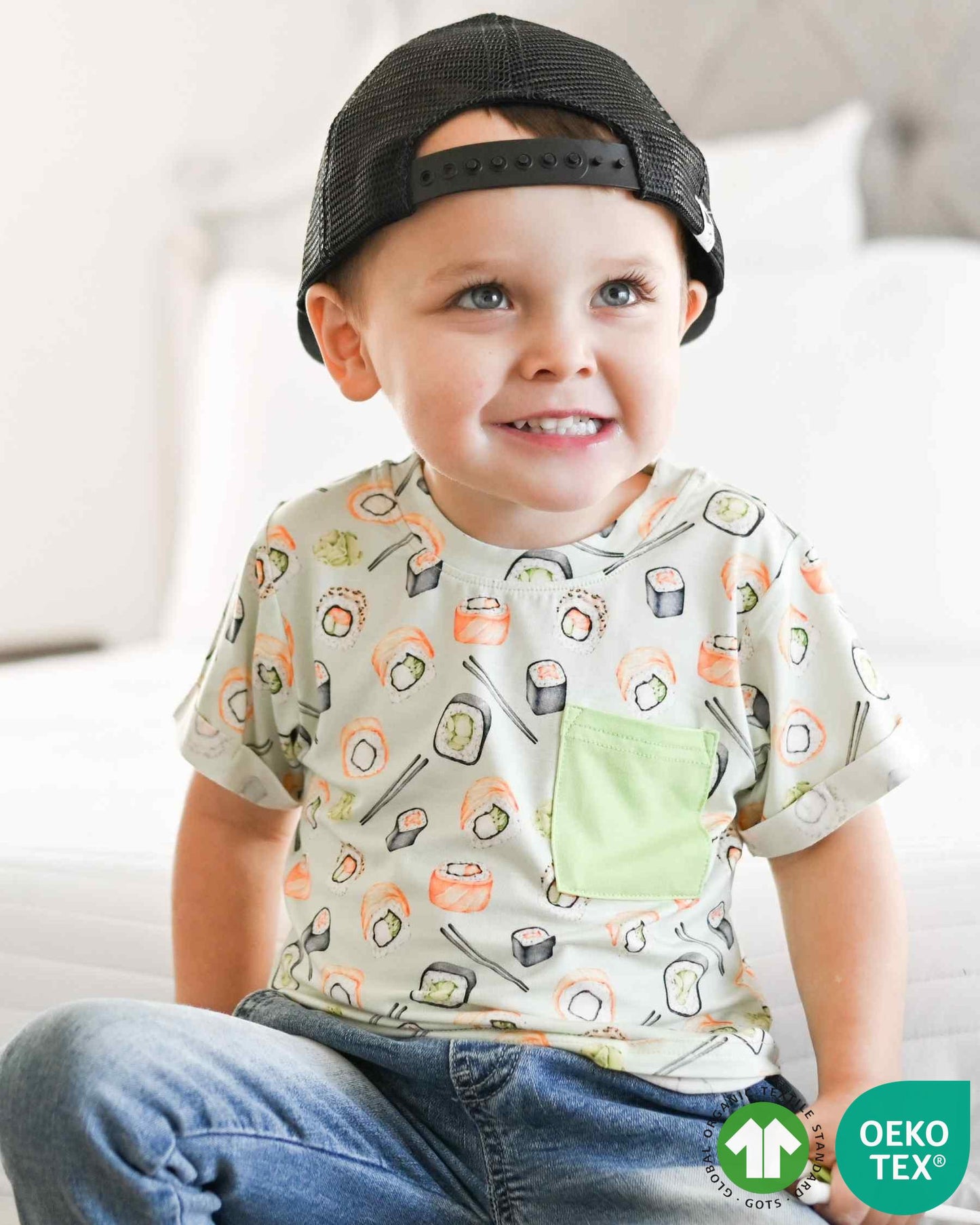 Sustainable Bamboo Sushi T-Shirt