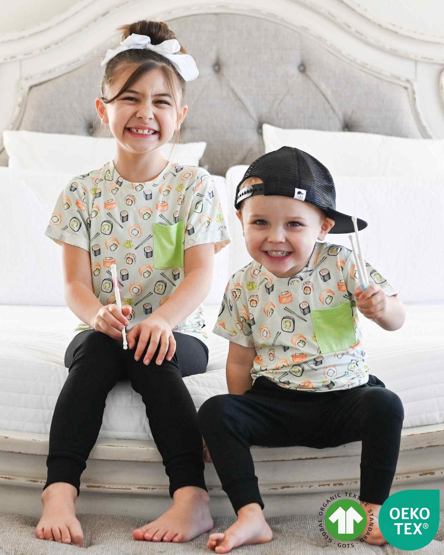 Lev Baby T-Shirt in Sage Collection