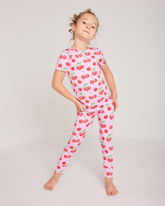 Cherry Bamboo Pajama Set