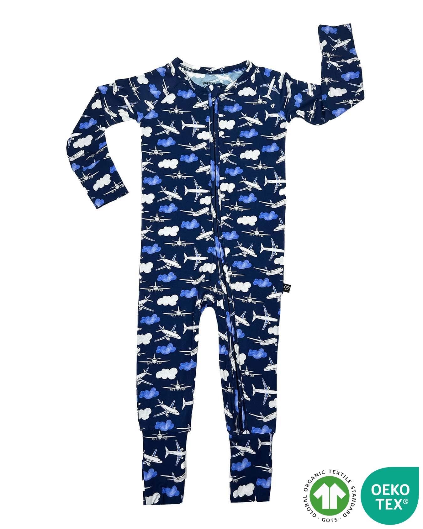 Airplane Poppy Convertible Romper