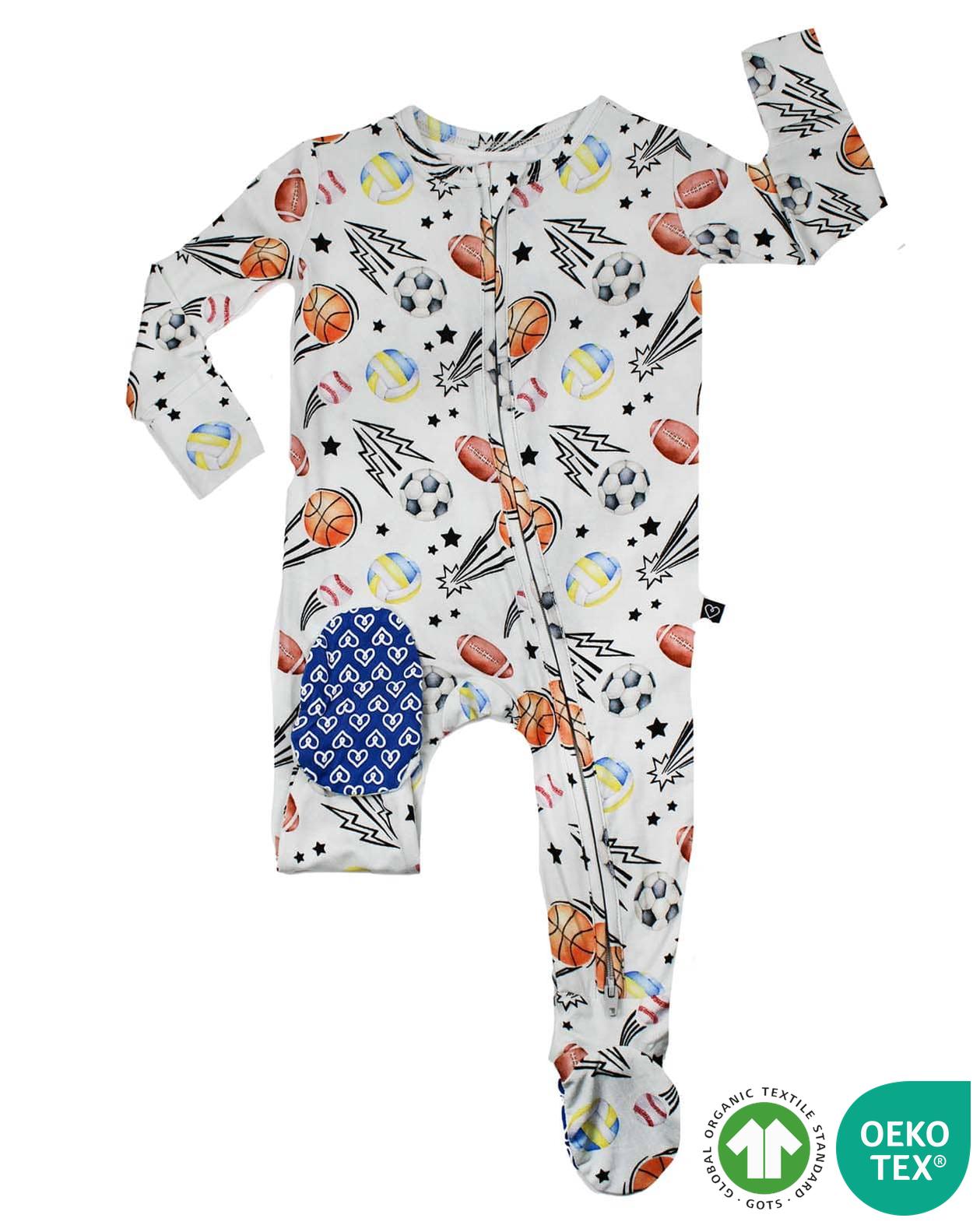 Mike Zippered Footie