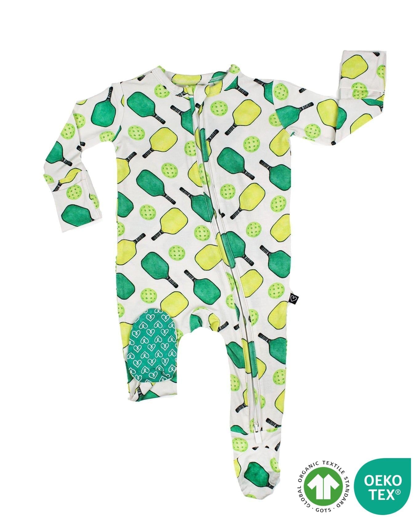Pat  Zippered Footie