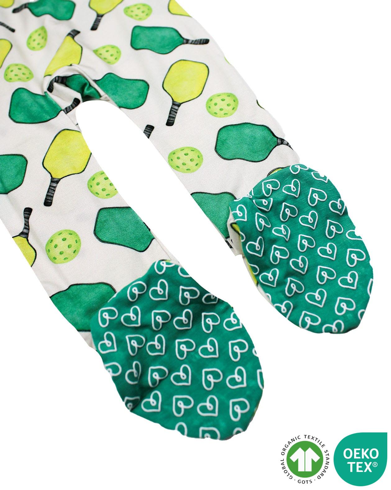 Pat  Zippered Footie