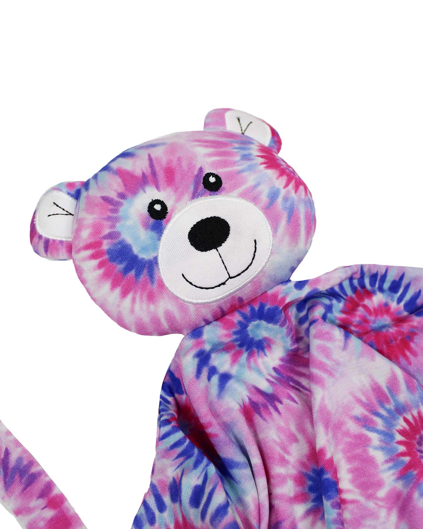 Pink Tie Dye Bear Plush Lovey