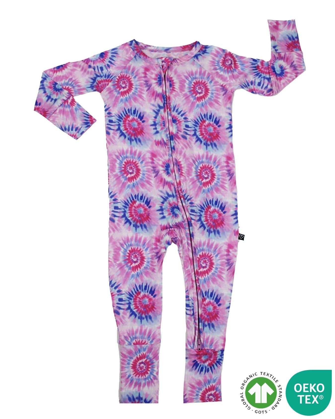 Pink Tie Dye Convertible Romper