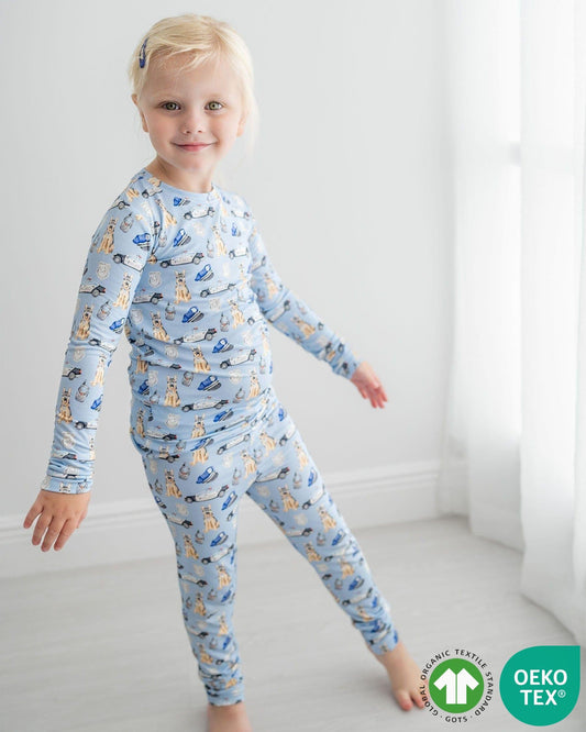Sustainable Bamboo Police Pajama Set