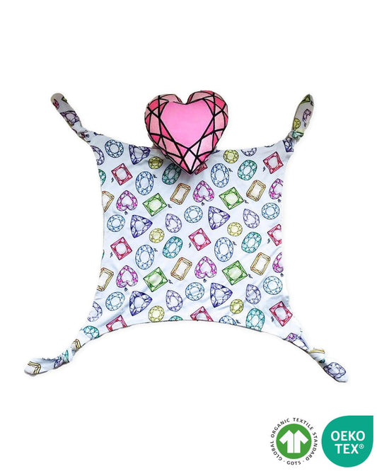 Sustainable Bamboo Rainbow Gems Plush Lovey