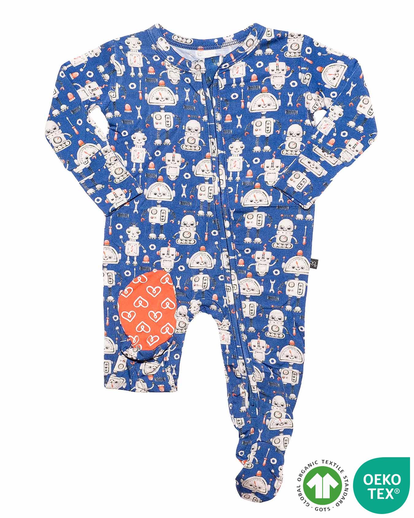 William Zippered Footie