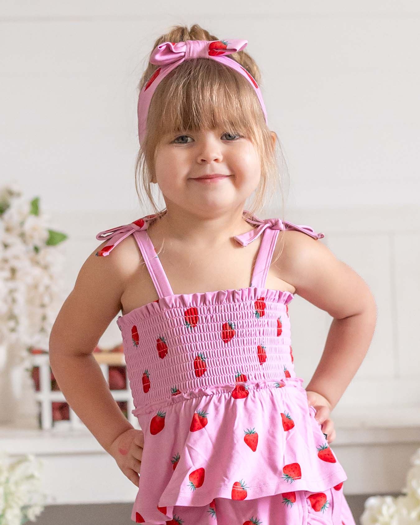 Hadley Smocked Bow Top