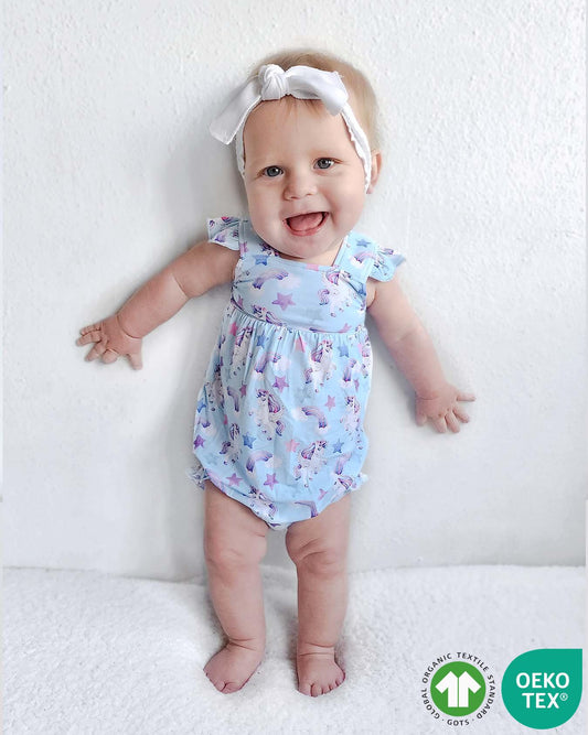 Unicorn Bamboo Bubble Romper