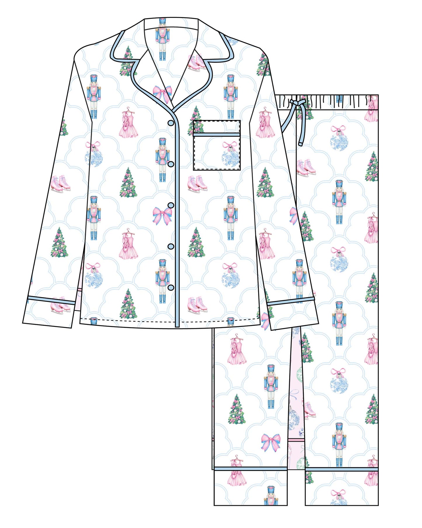 Angelina Mama Classic Long Sleeve PJ