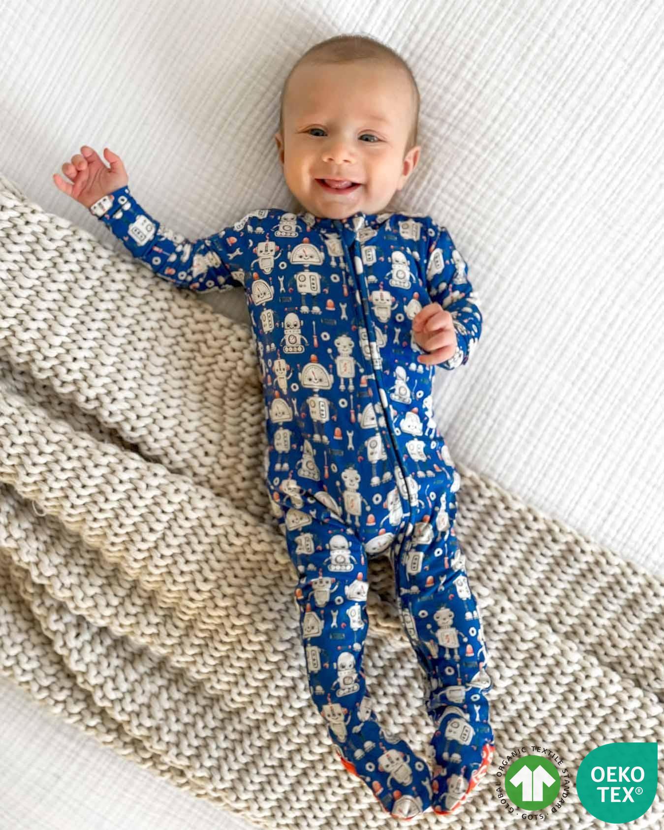 William Zippered Footie