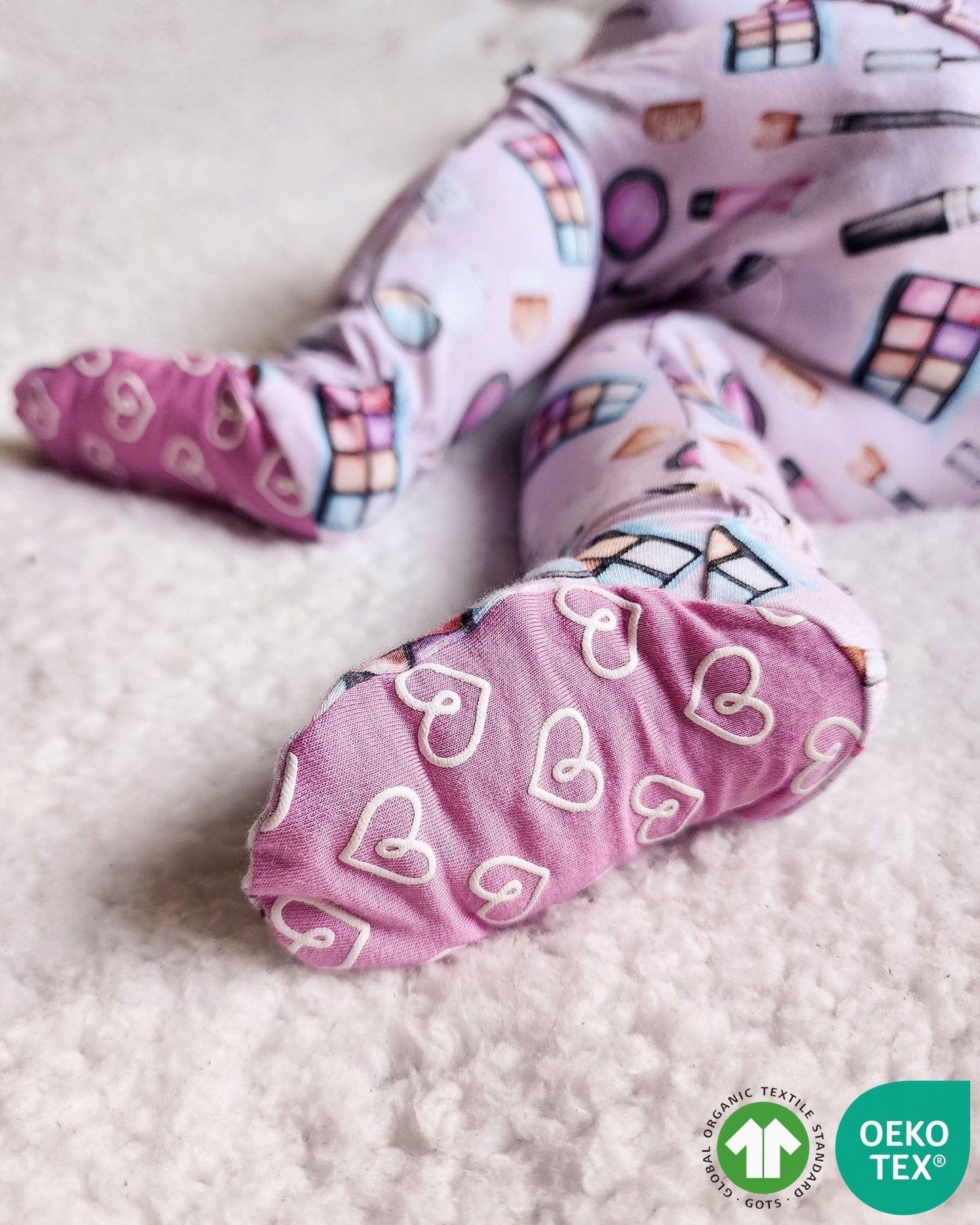 Aurora Ruffled Zippered Footie
