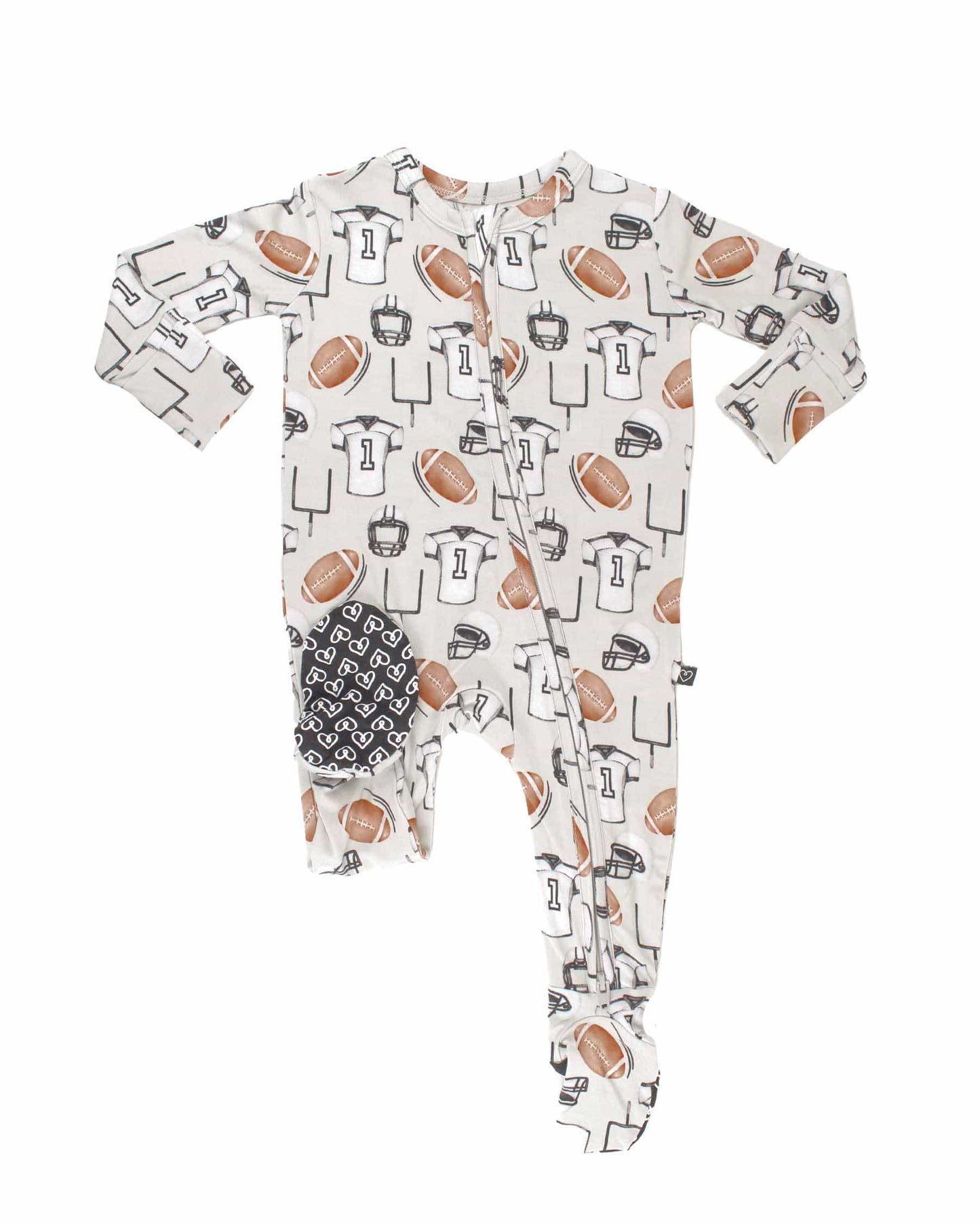 Brady Zippered Footie