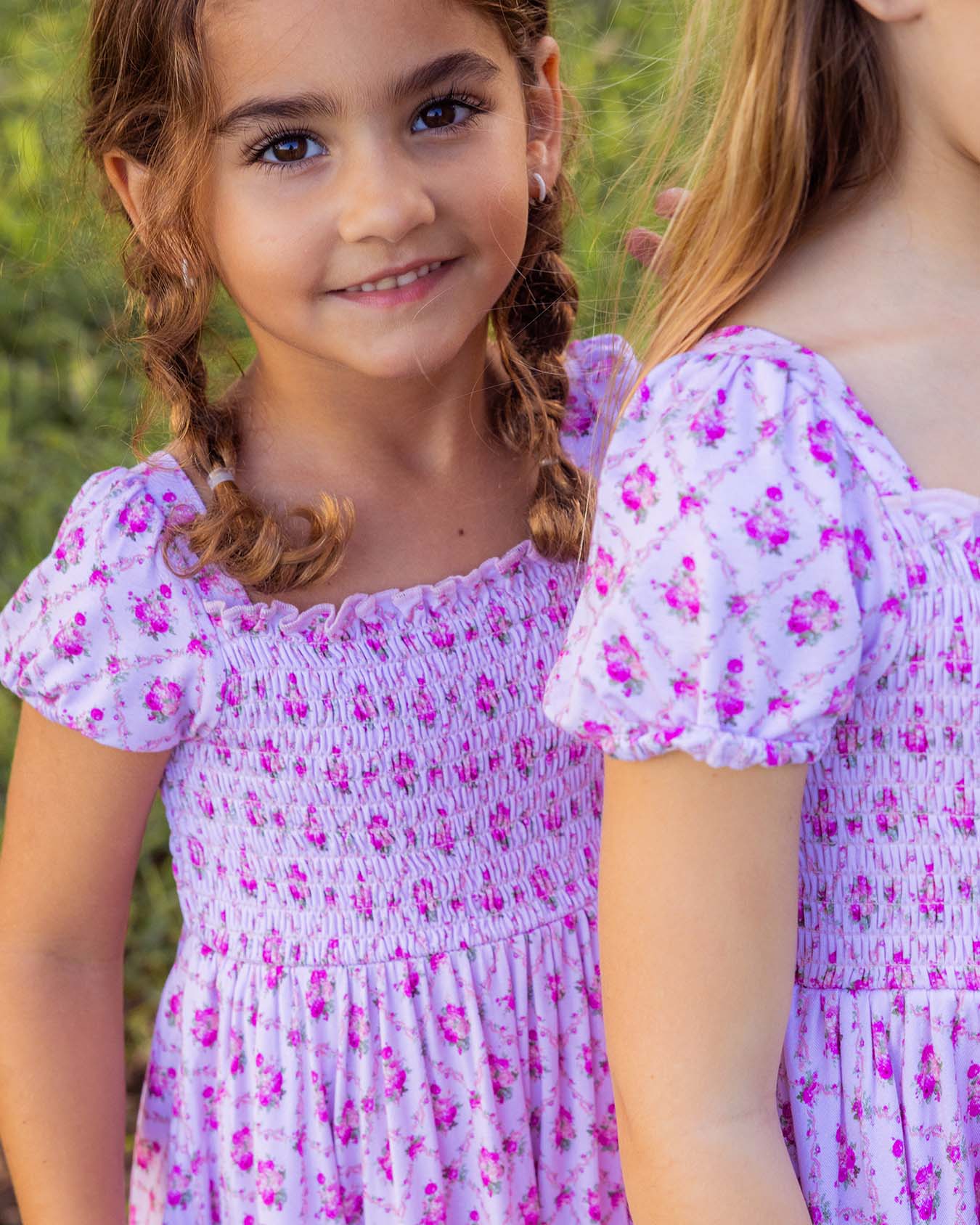 Caroline Smocked Bubble Twirl Dress