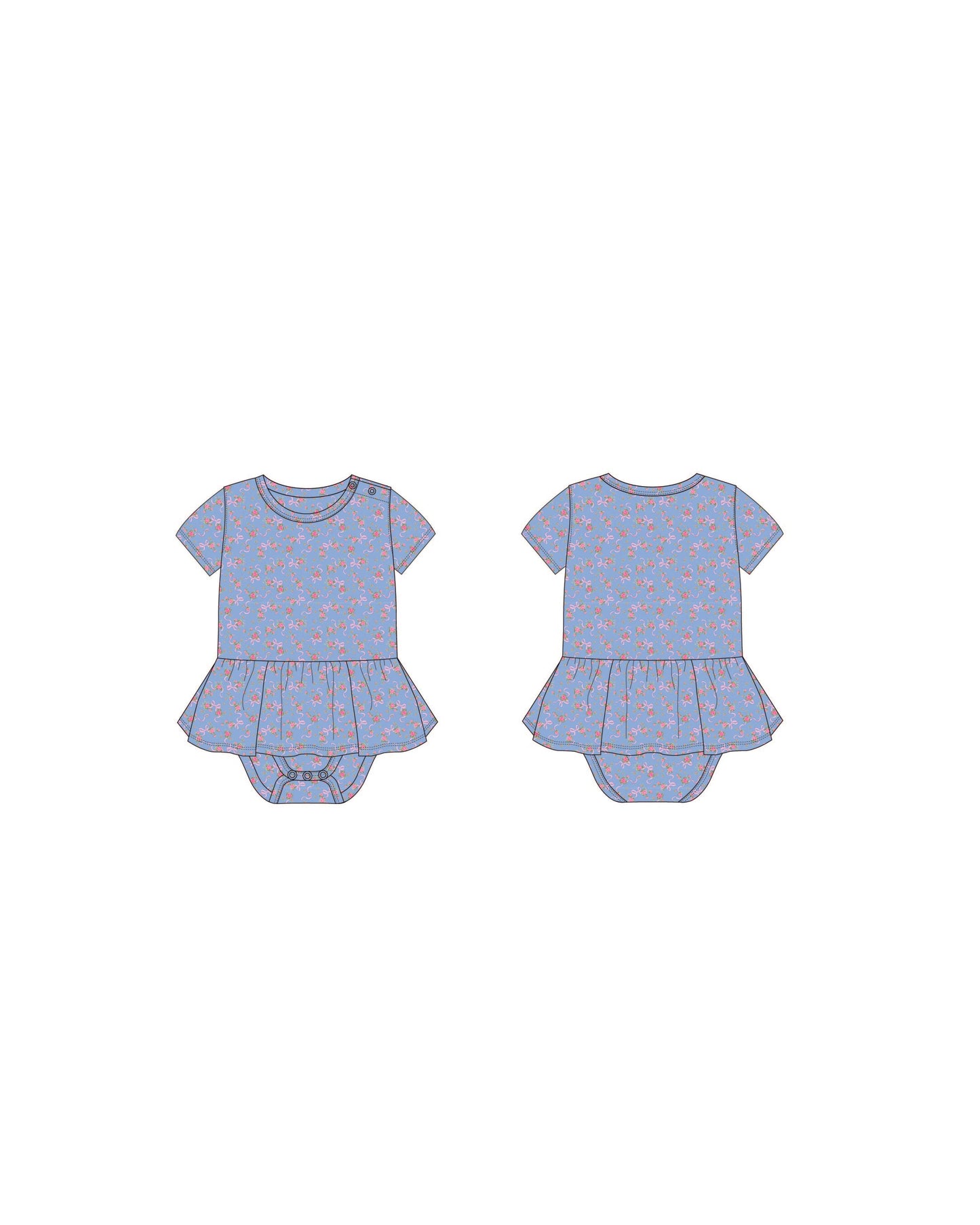 Elodie Skirted Bodysuit