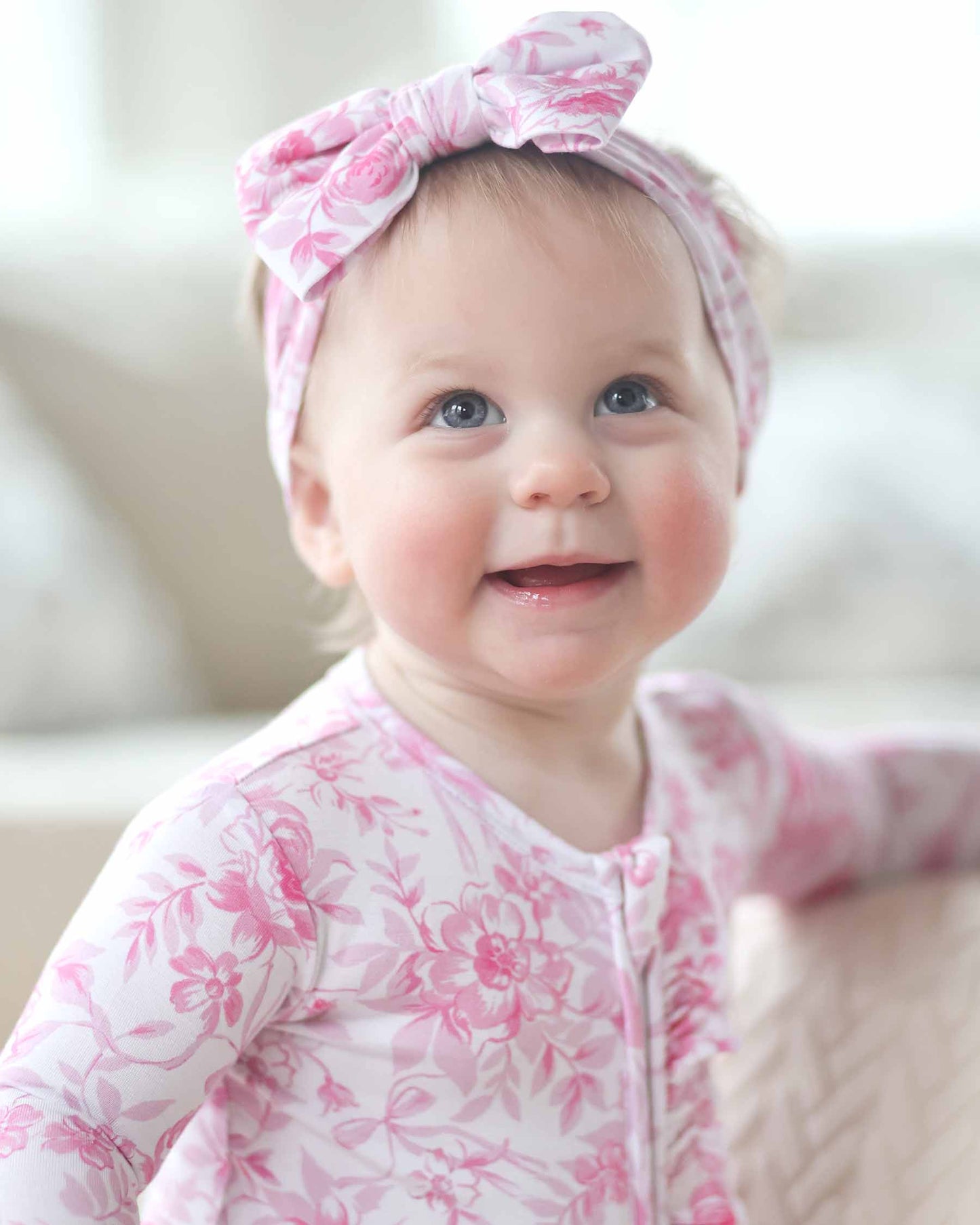 Evelyn Ruffled Zippered Footie
