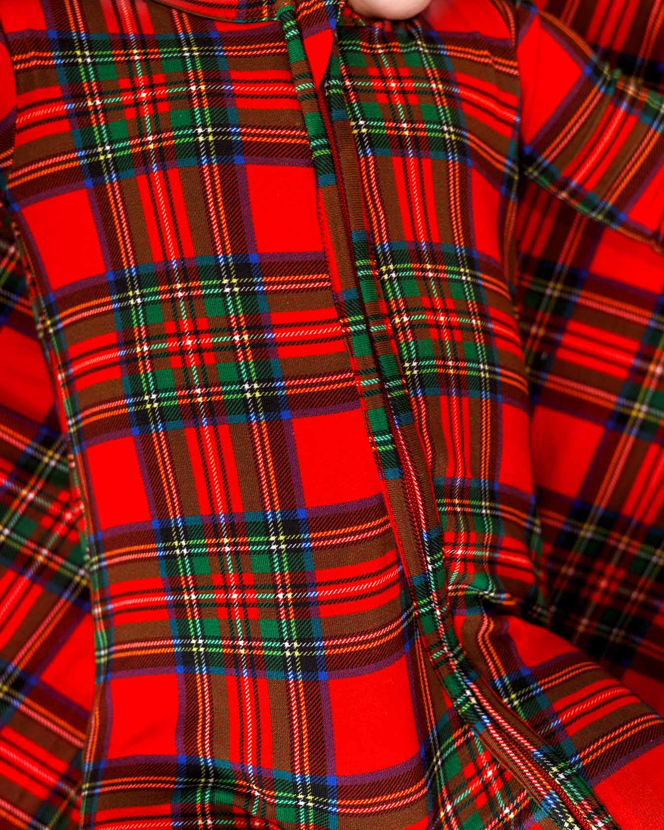 December Boy Zippered Footie (without ruffle)