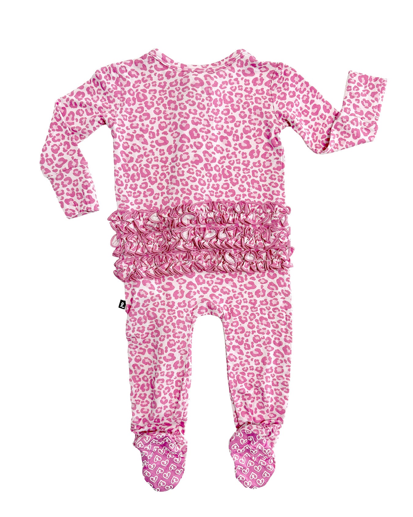 Mia Ruffled Zippered Footie
