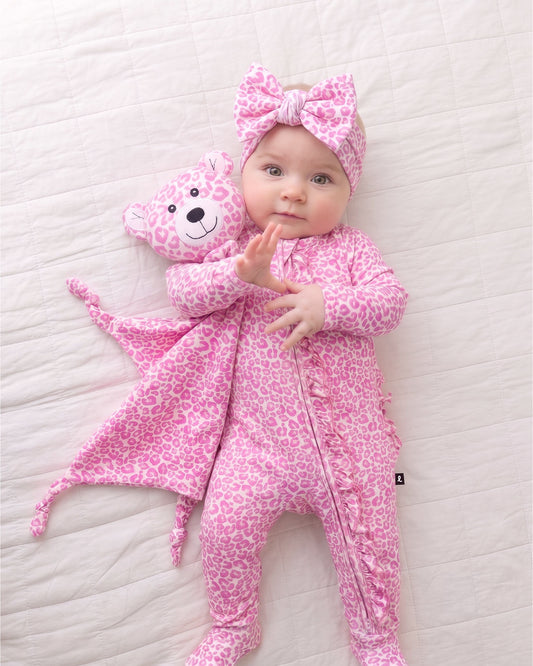 Mia Ruffled Zippered Footie