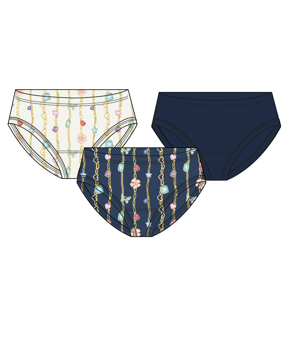 Elizabeth Panty Pack: Set of 3