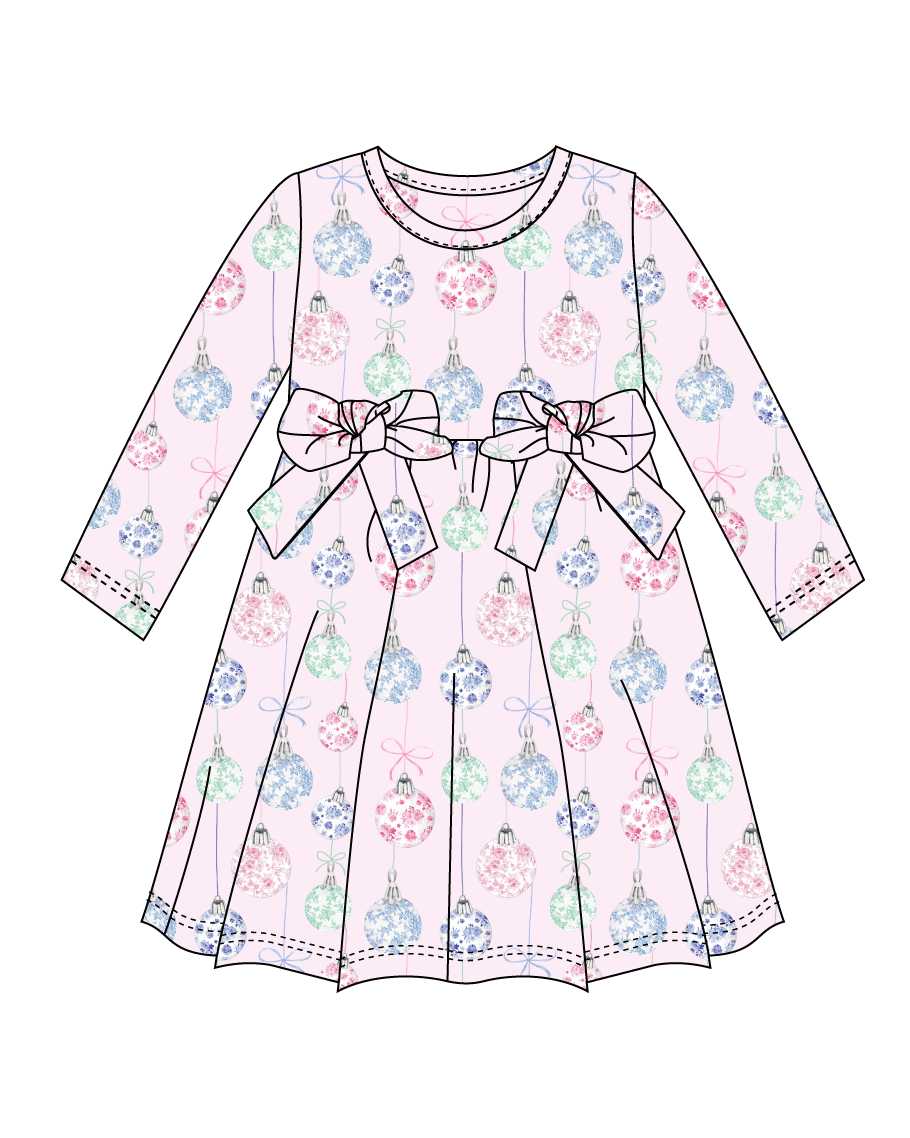 Mariah Bow Twirl Dress