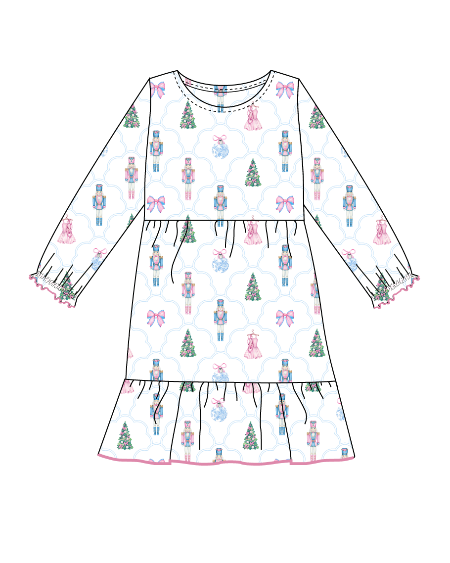 Angelina Long Sleeve Nightgown
